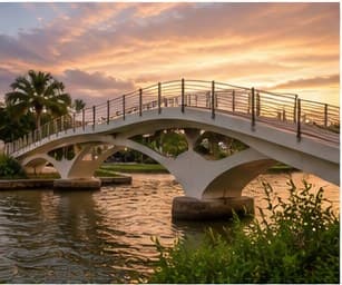 Outdoor recreation and paths in Naples Florida