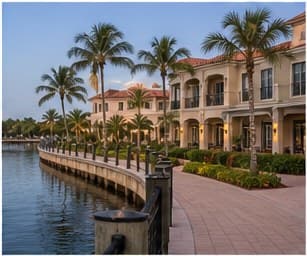 Naples waterfront lifestyle and coastal landscaping