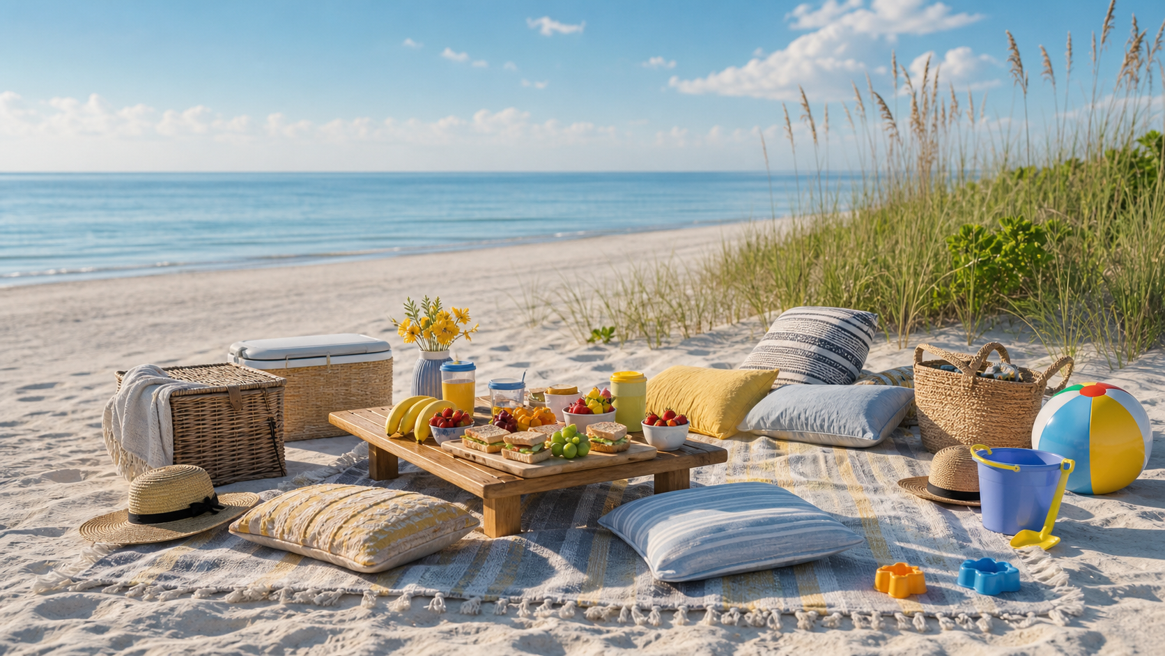 Family Beach Picnic image