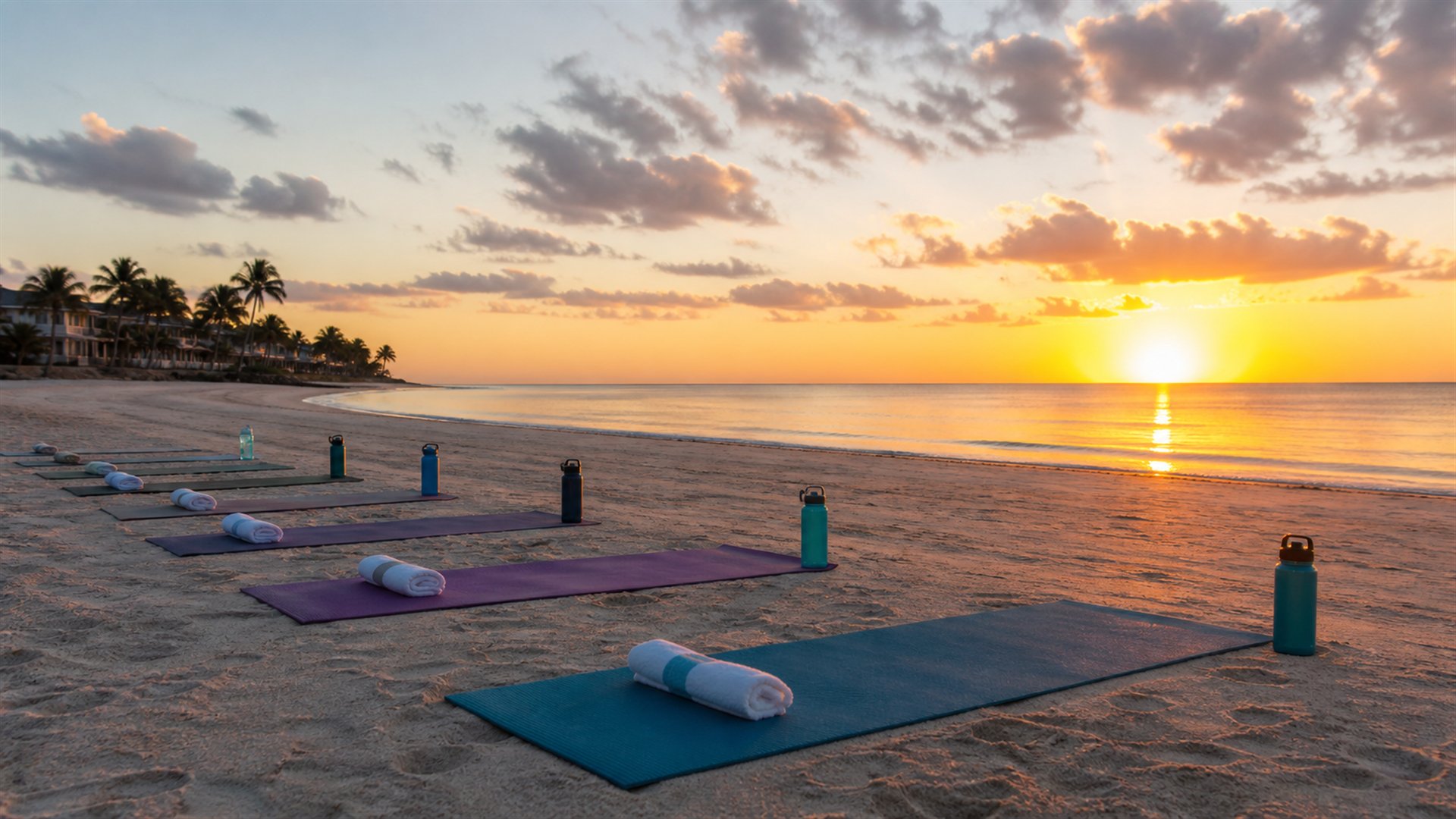 Morning Beach Yoga Group Session image