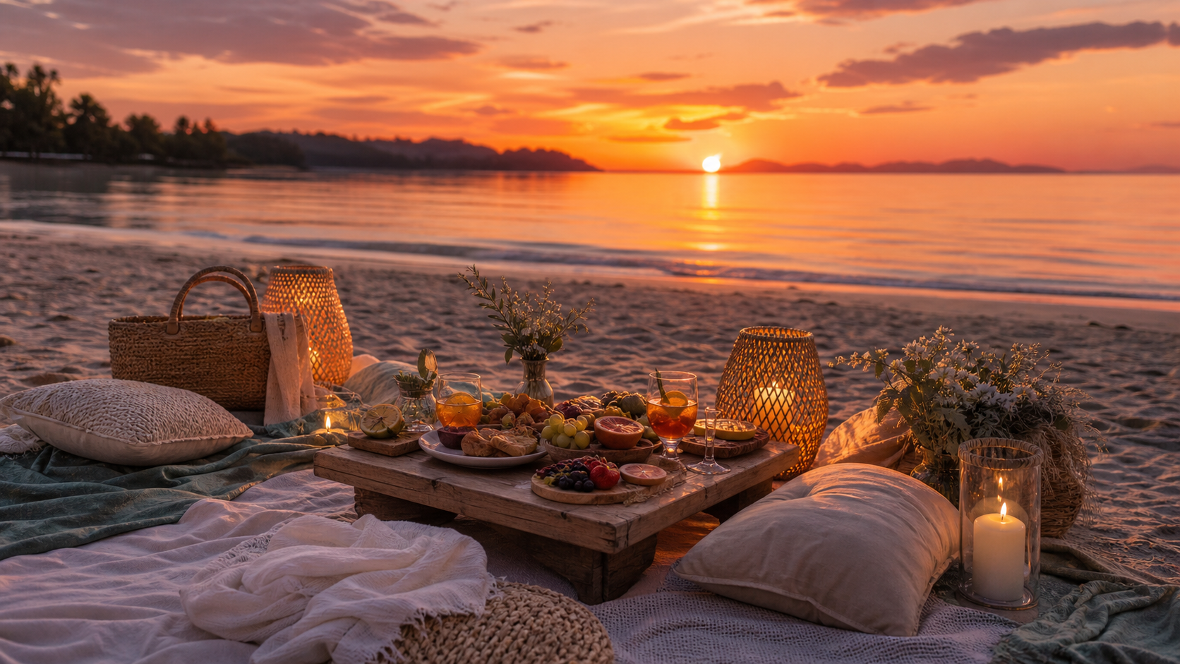 Anniversary Beach Picnic image