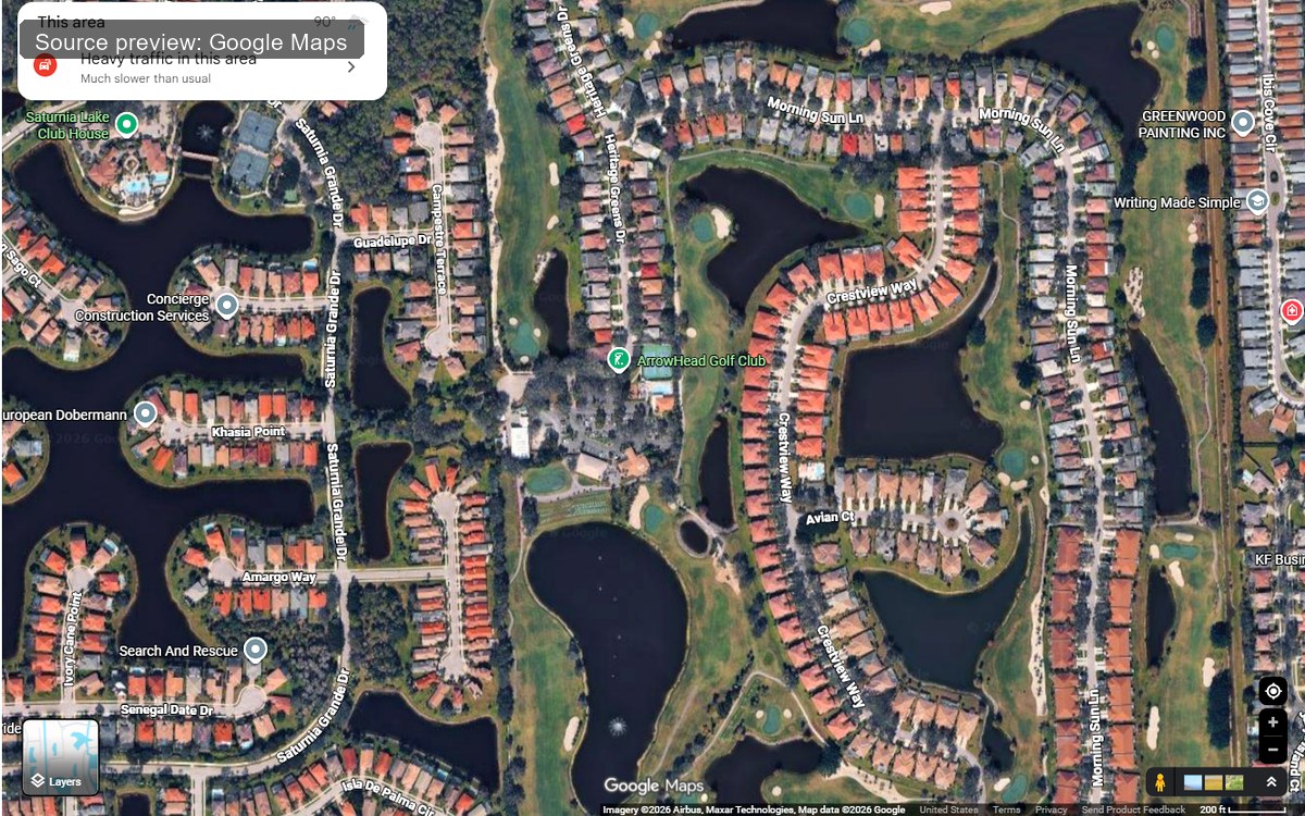 Arrowhead real estate community in Naples FL