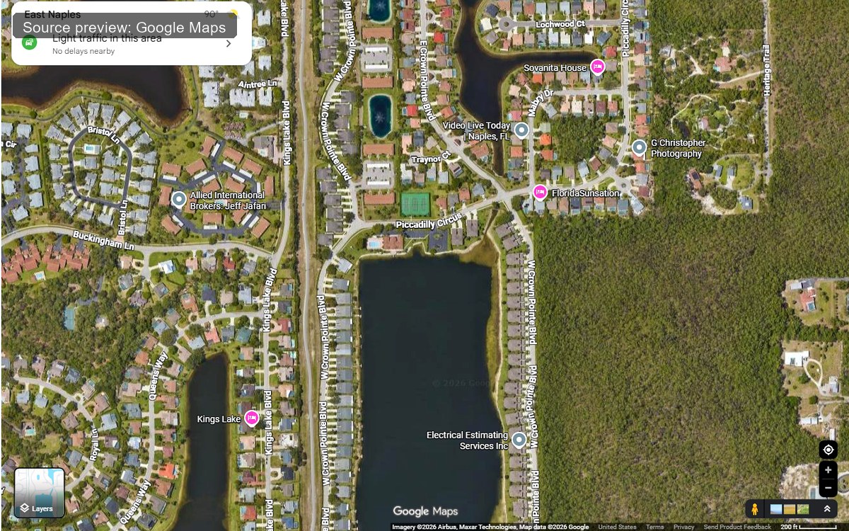 Crown Pointe real estate community in Naples FL