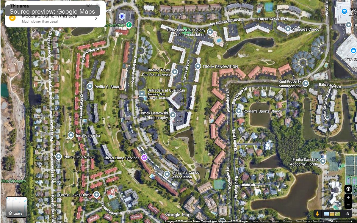 Forest Lakes real estate community in Naples FL